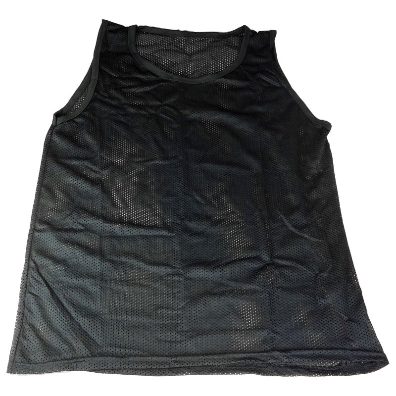 BlueDot Trading Youth Sports Pinnie Nylon Mesh Scrimmage Training Vest for team practice for childrenâ€™s sports soccer, football, basketball, Lacrosse, 6 Red + 6 Black - Image 4